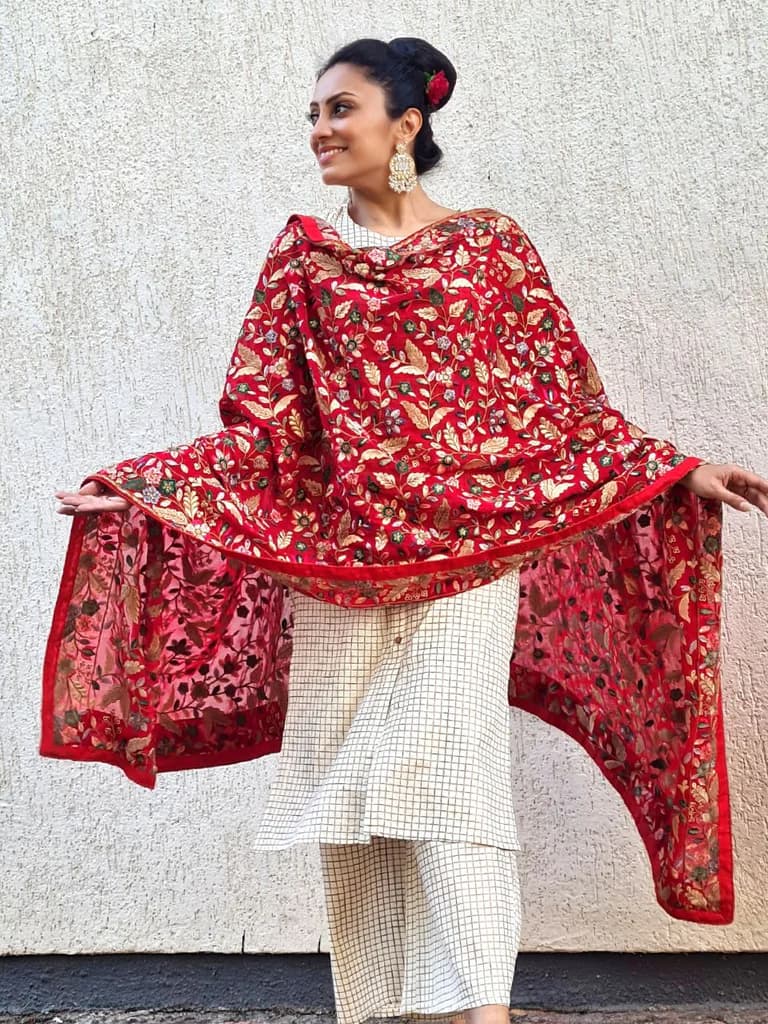 Mirror Work Georgette Dupatta